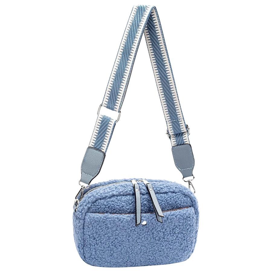Crossbody bag David Jones CM7156 BLUE ModaServerPro