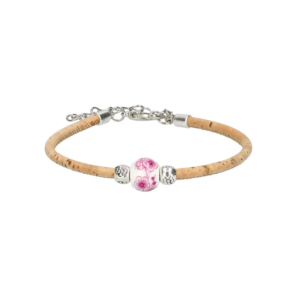 Pulseira em cortiça mulher FB008 - PURPLE - ModaServerPro