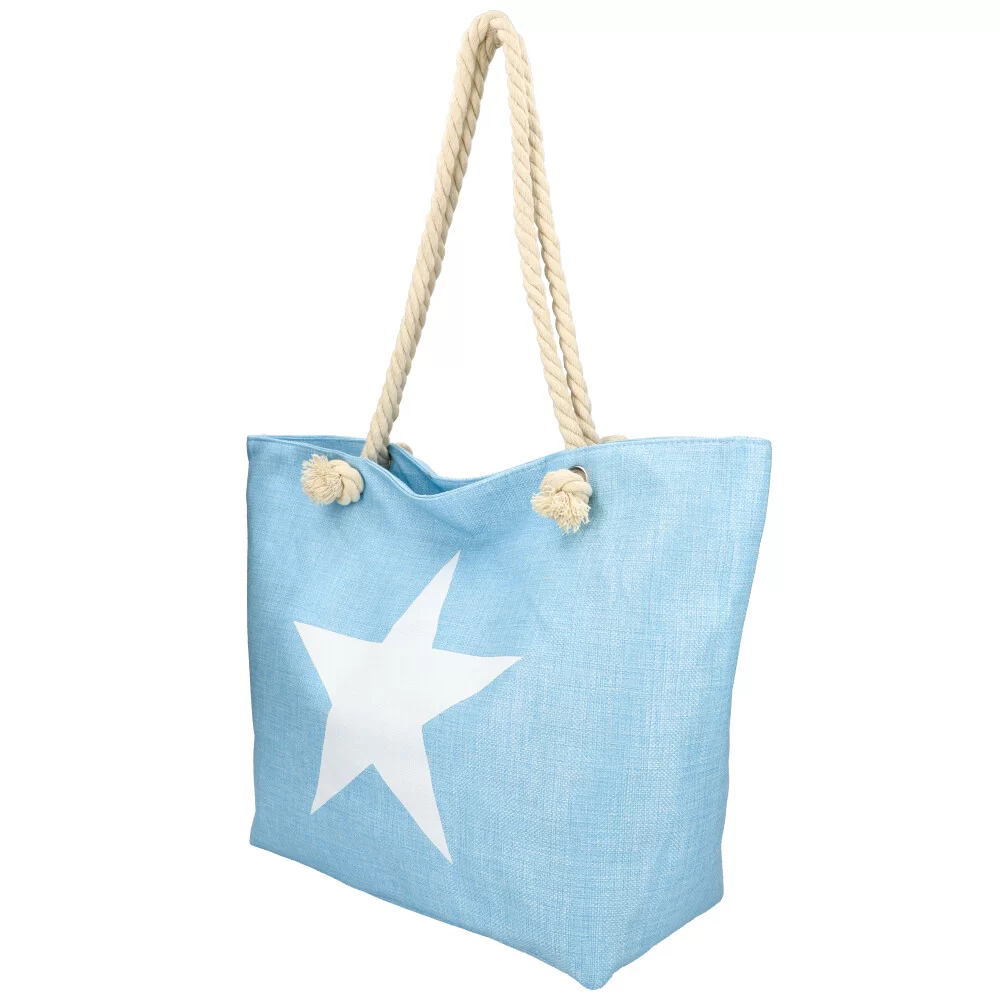 Beach bag 21510 - L BLUE - ModaServerPro