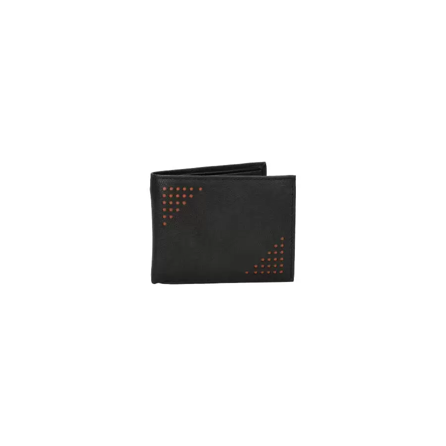 Leather wallet RFID men 379197 - BLACK - ModaServerPro