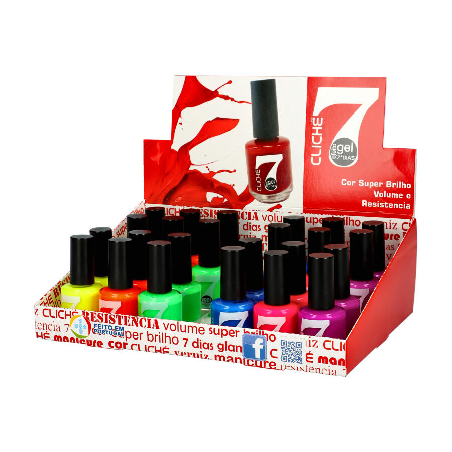 Pack 24 Pcs Nail polish 7DS003 - ModaServerPro