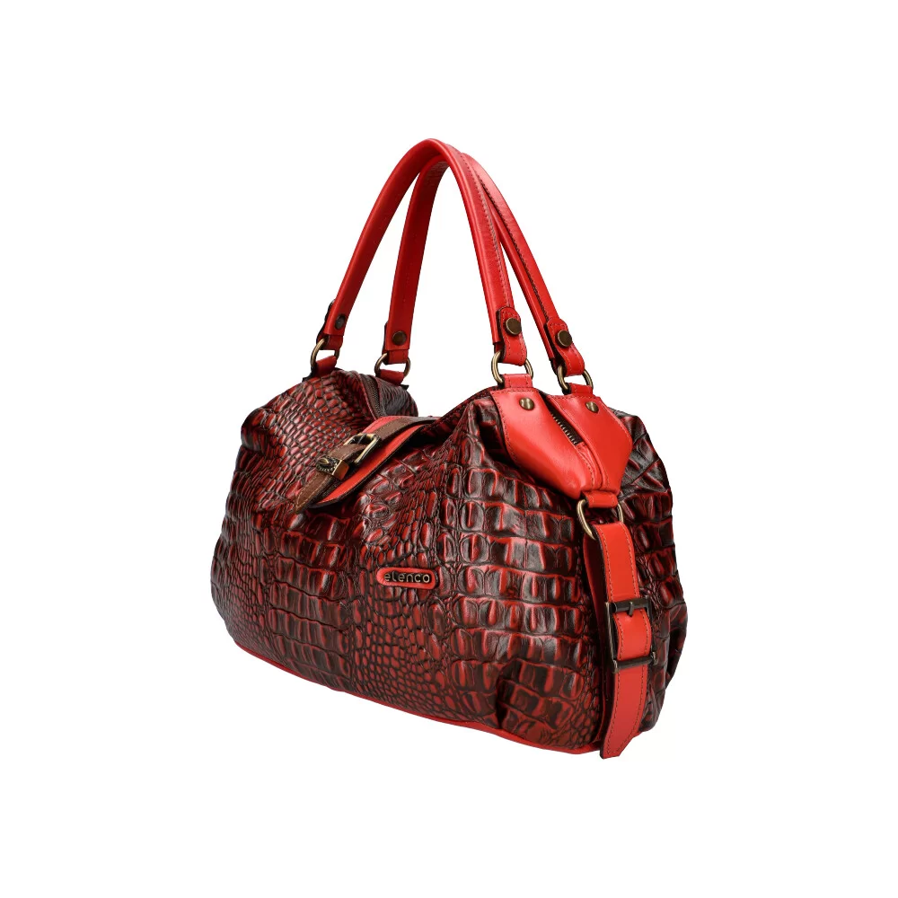 Leather handbag EL6351 - ModaServerPro