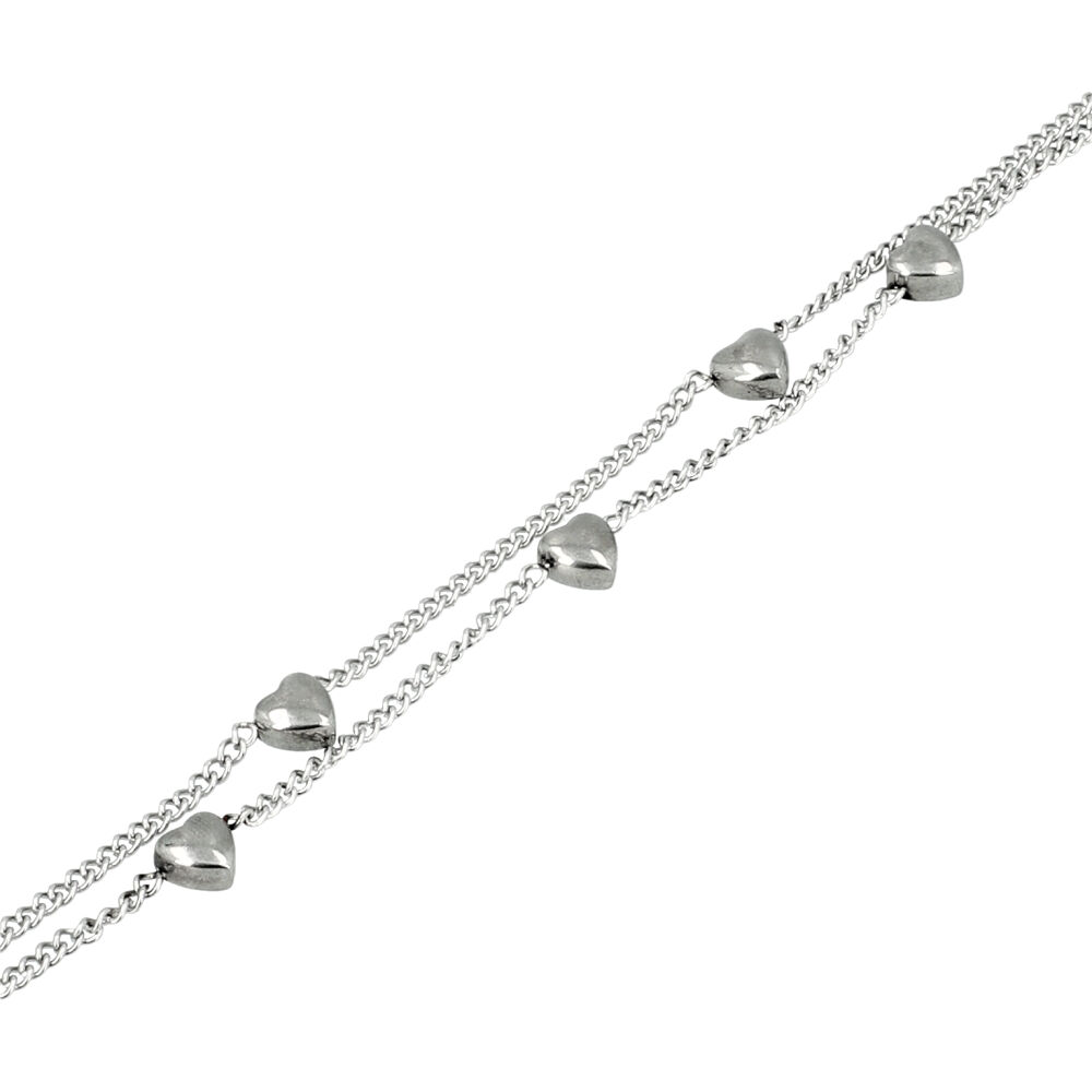 Pulseira em aço mulher FBU648 1 SILVER ModaServerPro