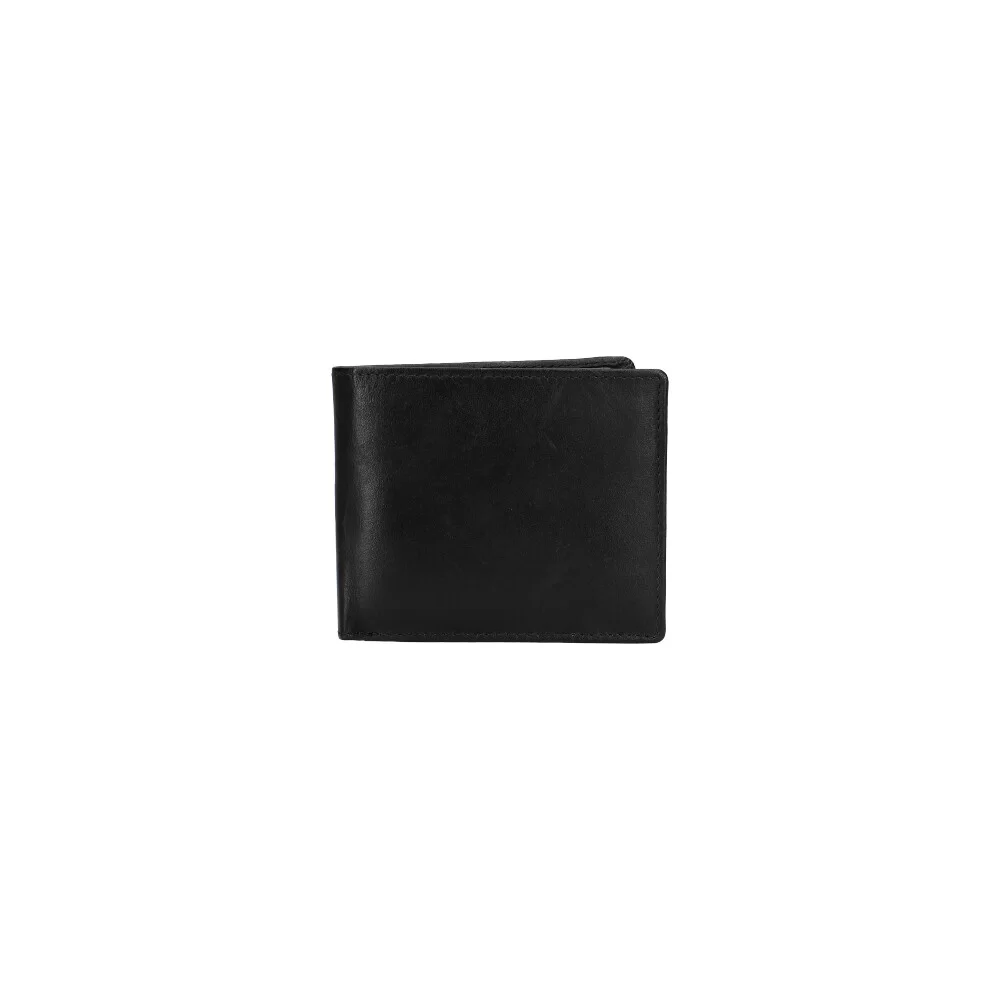 Leather wallet man 161741 - BLACK - ModaServerPro