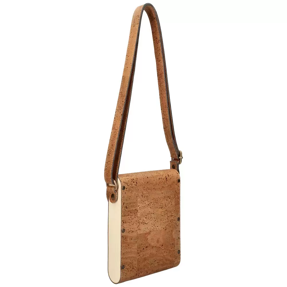 Cork and wood crossbody bag MSMAD05 - ModaServerPro