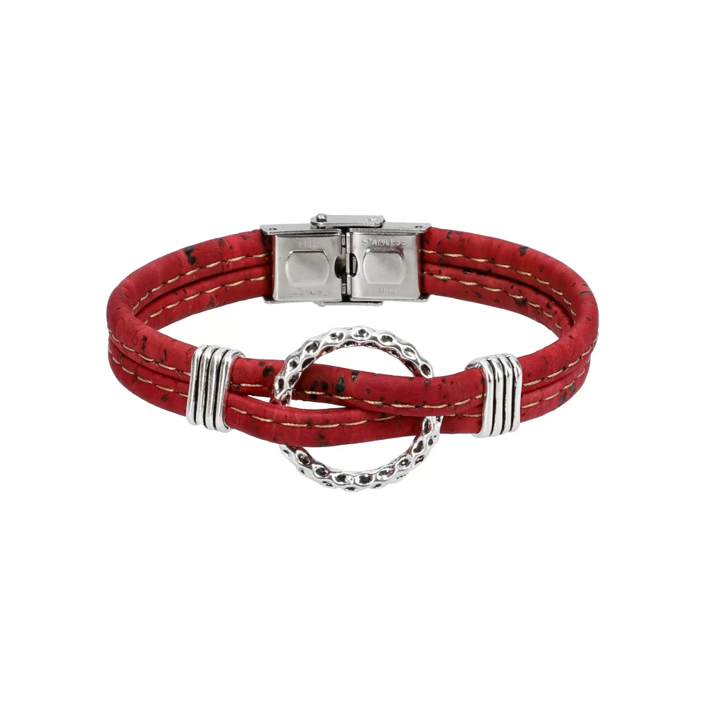 Woman cork bracelet LB025 - Harmonie idees cadeaux