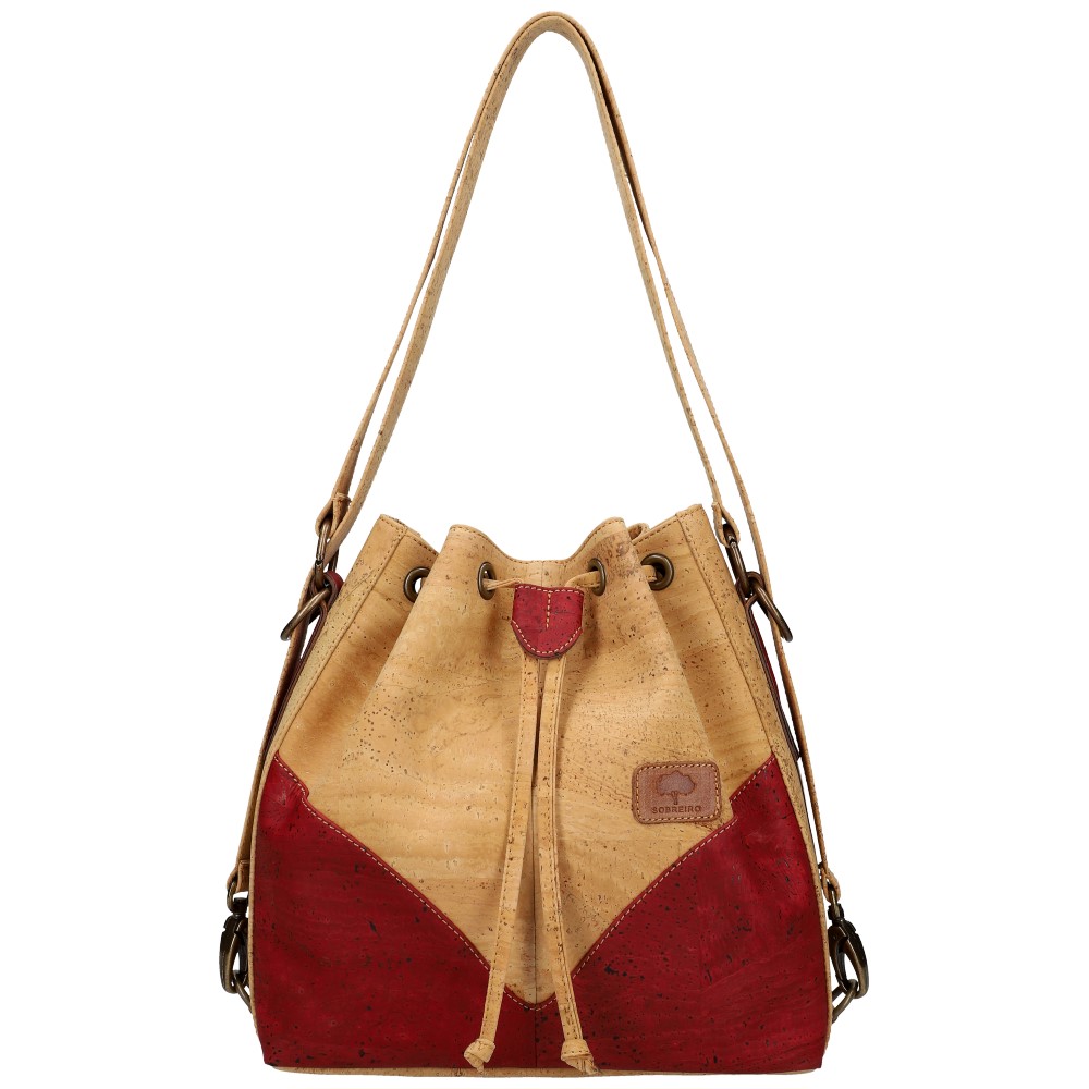 Cork handbag MAF00259 - BORDEAUX - ModaServerPro