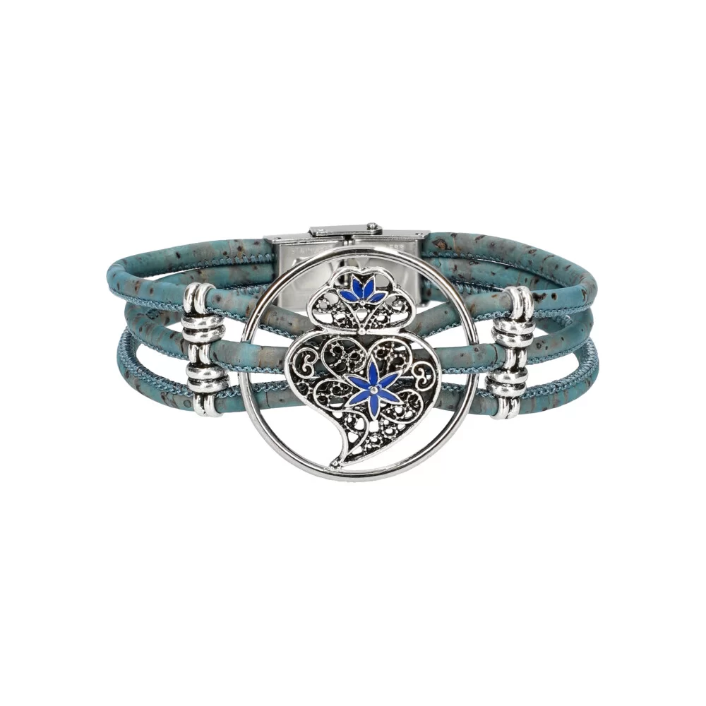 Woman cork bracelet FB400015 - Harmonie idees cadeaux