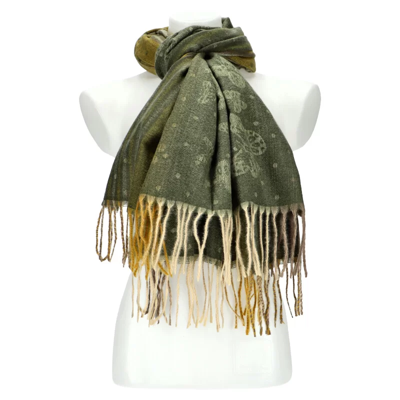 Woman winter scarf SH86 - GREEN - ModaServerPro