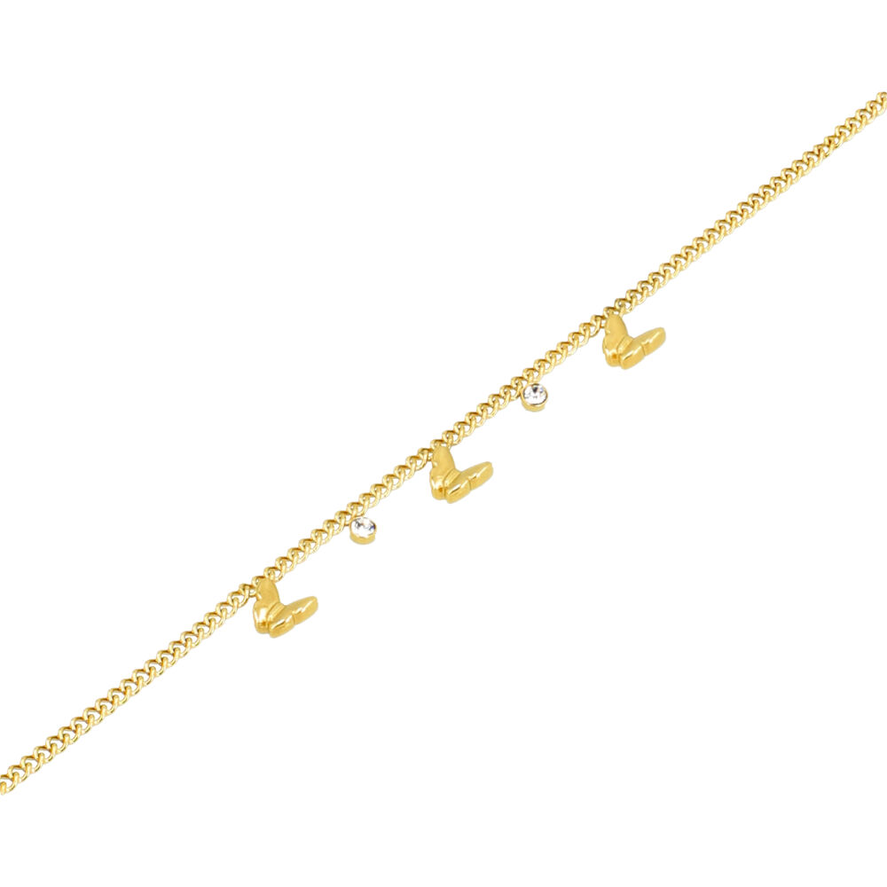 Pulseira em aço mulher FBU651 GOLD ModaServerPro