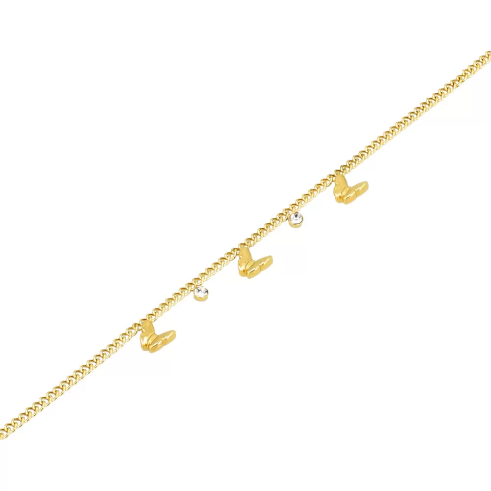 Pulseira em aço mulher FBU651 - ModaServerPro