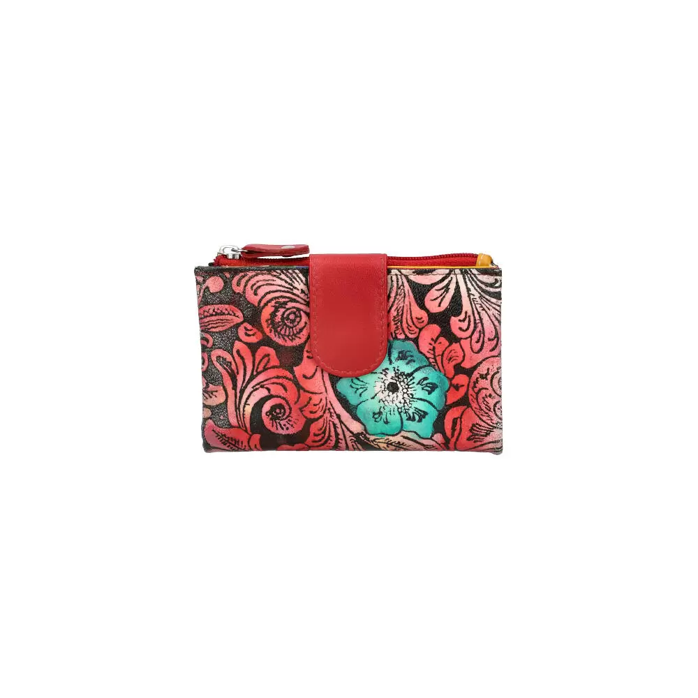 Leather wallet woman 730312 - RED - ModaServerPro