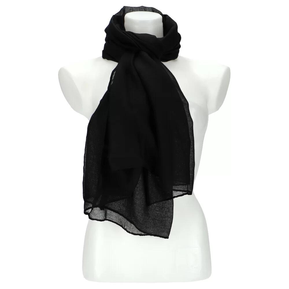 Woman scarf M250 - BLACK - ModaServerPro