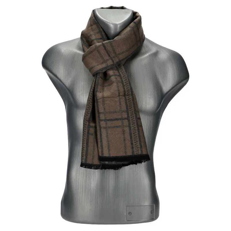 Man winter scarf SJ106 - APRICOT - ModaServerPro