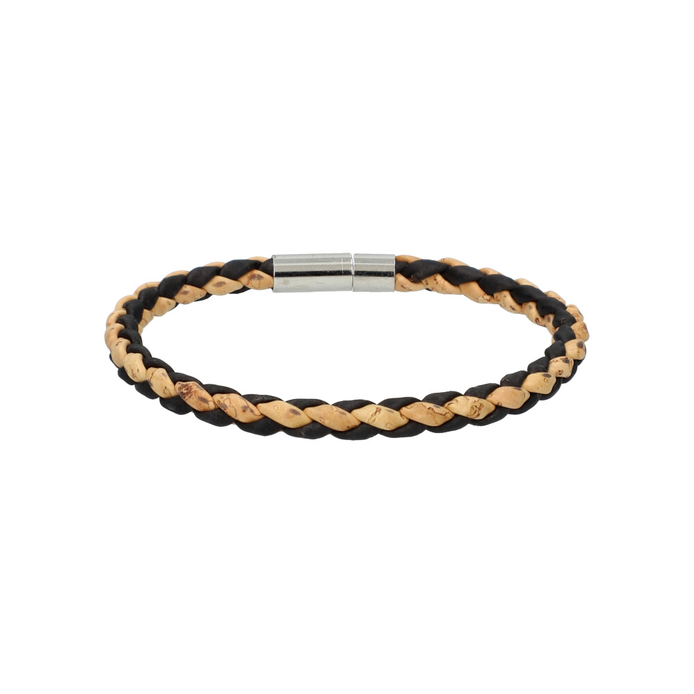 Woman cork bracelet LB024 - BLACK - SacEnGros