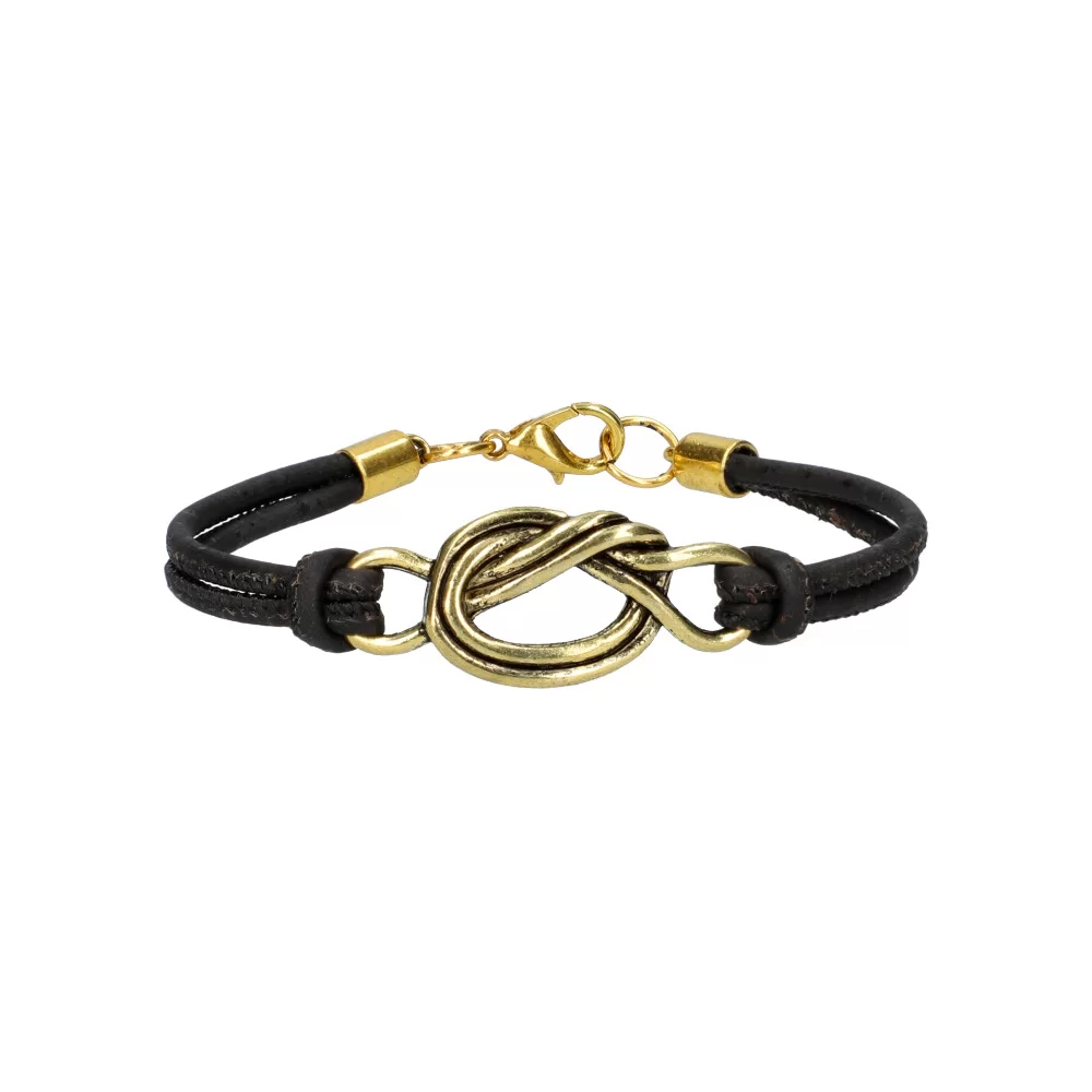 Cork bracelet OG21535 - BLACK - ModaServerPro