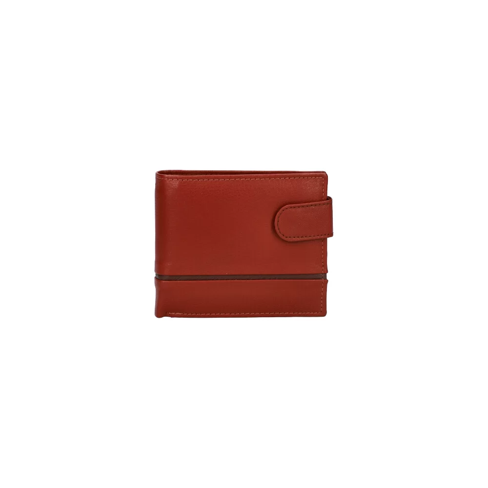 Leather wallet man 2030 - BRICK - ModaServerPro
