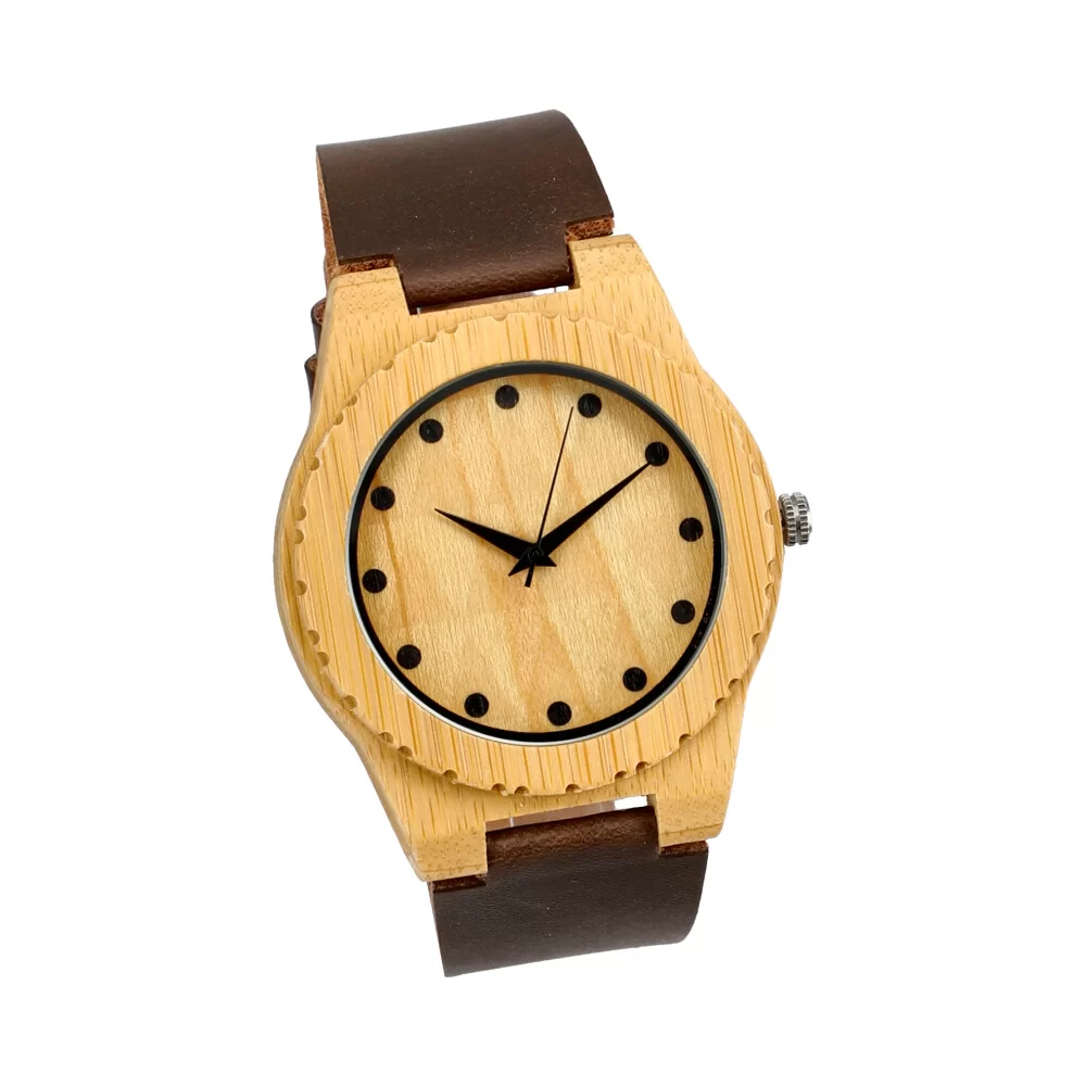 Wood watch + box RP006