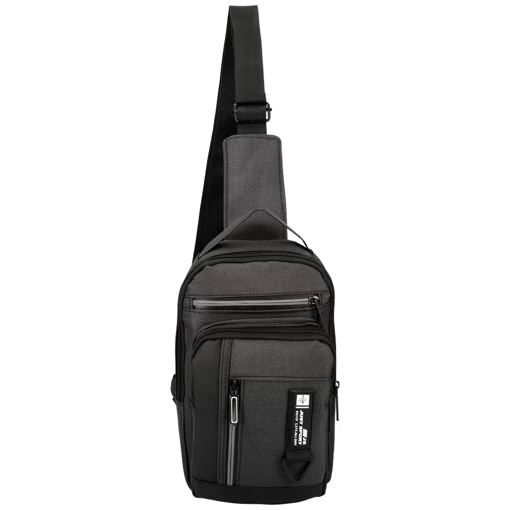 Travel crossbody bag FF16158 - BLACK - ModaServerPro