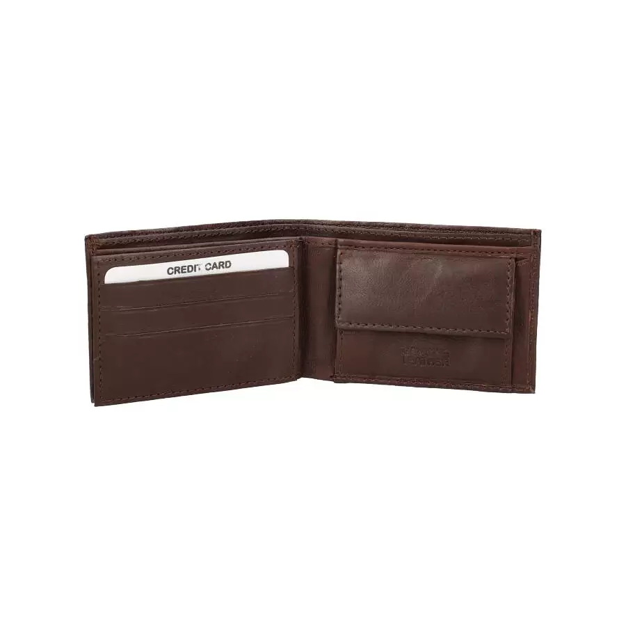 Leather wallet RFID men 129188 - ModaServerPro