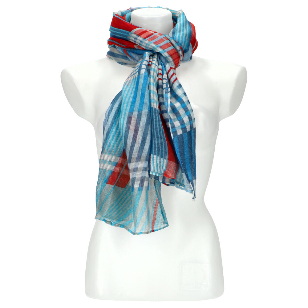 Woman scarf M215 BLUE ModaServerPro