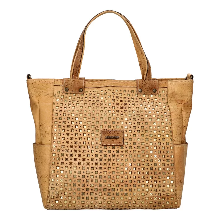 Cork handbag EL004042 - NATUREL - ModaServerPro