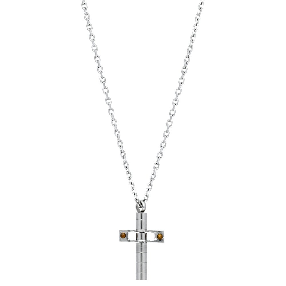 Steel necklace MV170230 - SILVER - SacEnGros