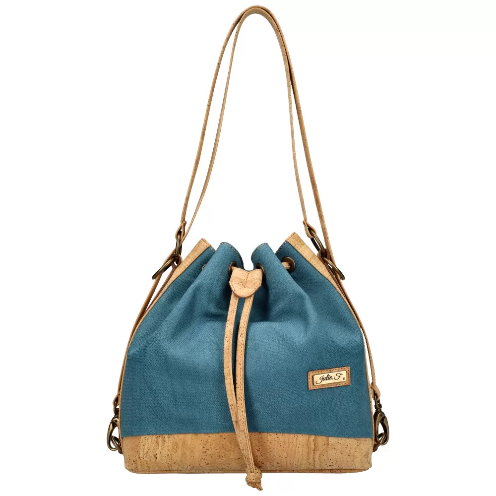 Cork handbag JF027 - BLUE - ModaServerPro