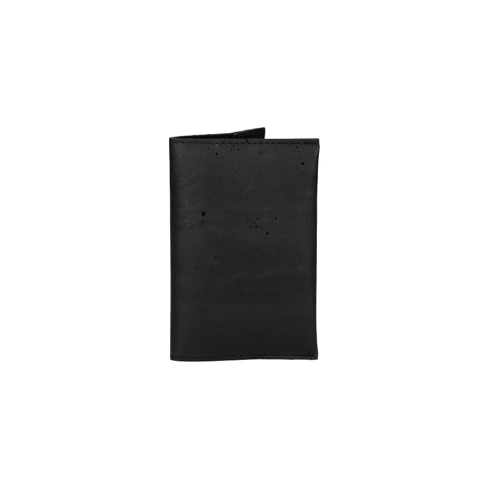 Porta passaporte em cortiça MSPM16 - BLACK - ModaServerPro