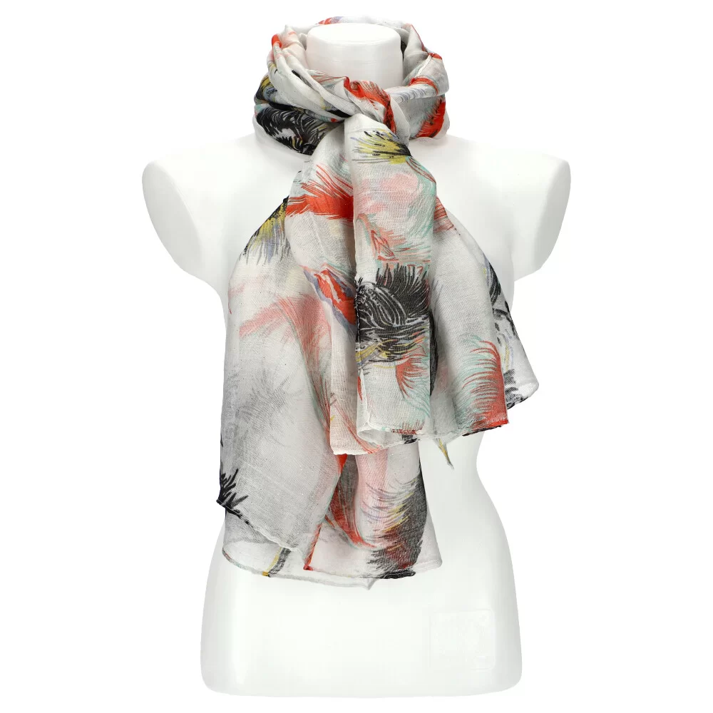 Woman scarf M135 - WHITE - ModaServerPro