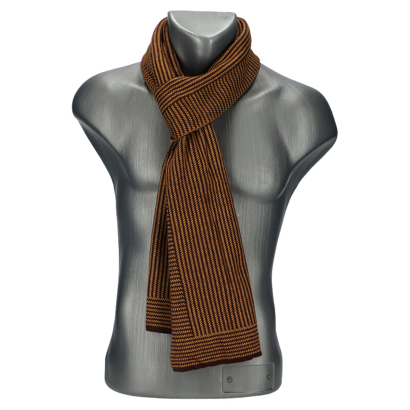 Man winter scarf SJ150 BROWN ModaServerPro