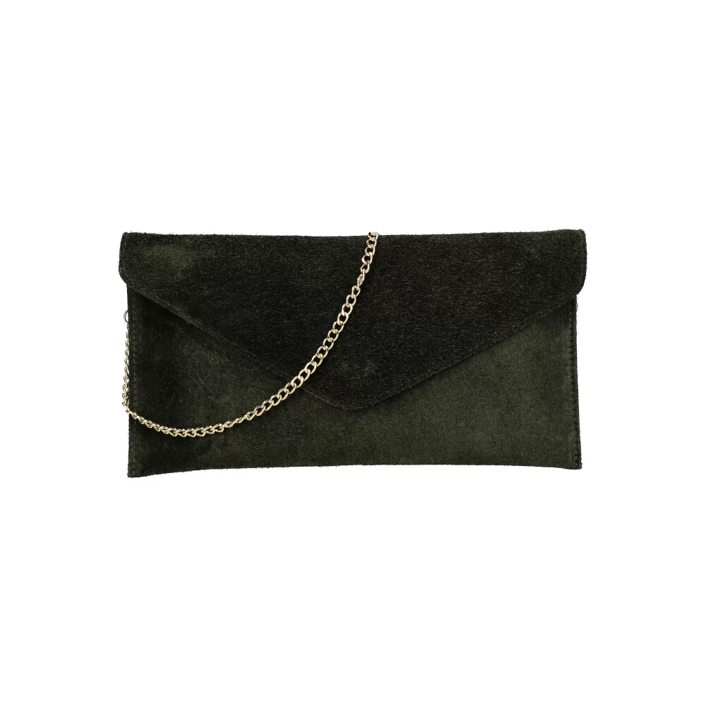 Clutch bag Leather BS2789 - GREEN - ModaServerPro