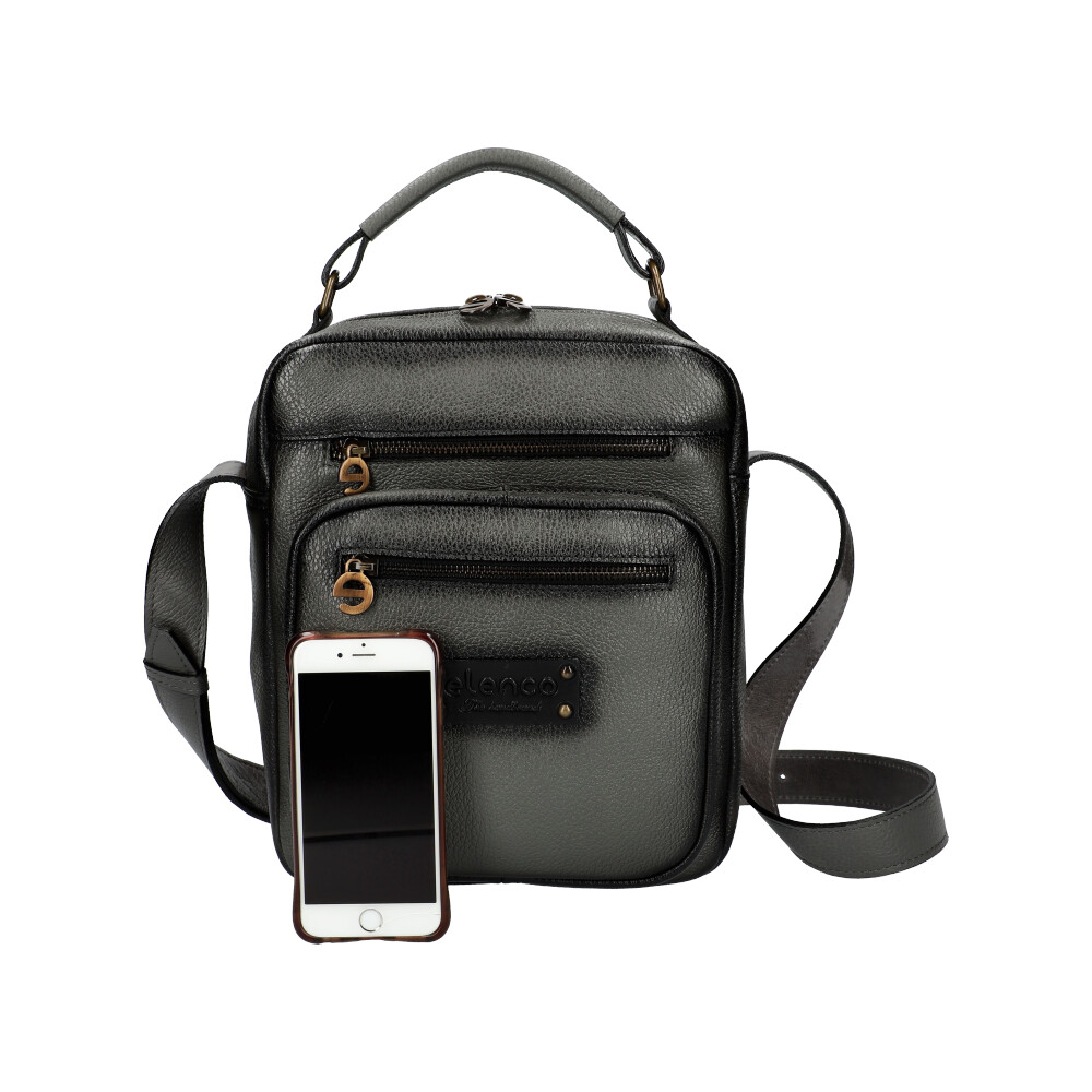 Leather handbag EL5076 - SacEnGros