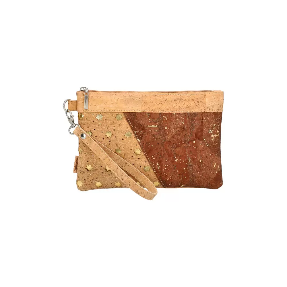 Cork clutch bag MSL24 - BRONZE - ModaServerPro