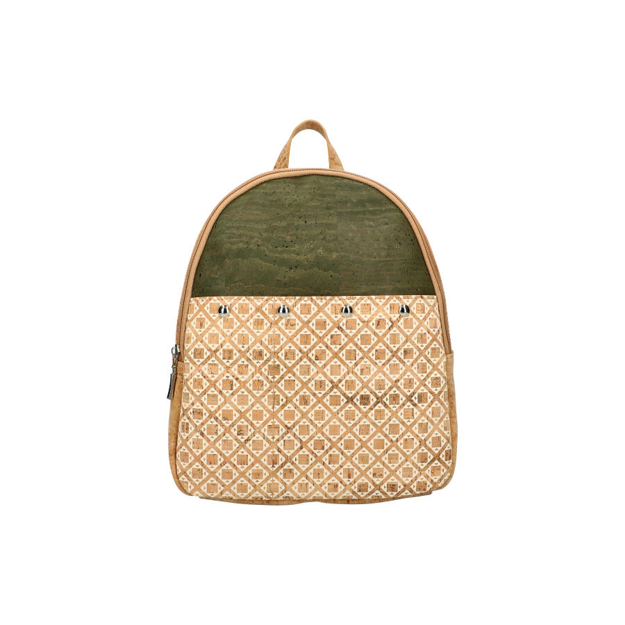 Cork backpack MSMS26 - GREEN - SacEnGros