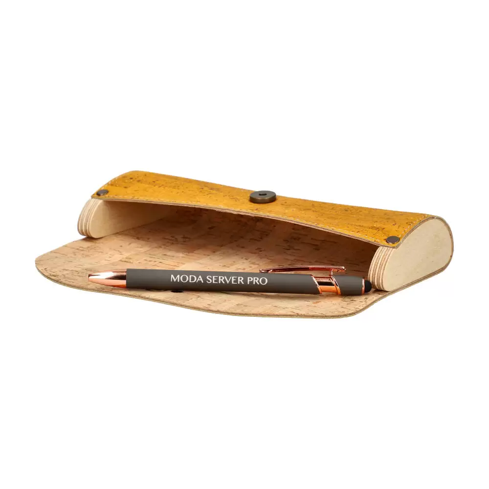 Cork and wood pencil holder MSMAD02 - ModaServerPro