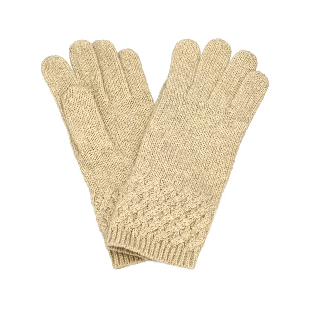 Woman gloves U8720 - BEIGE - ModaServerPro