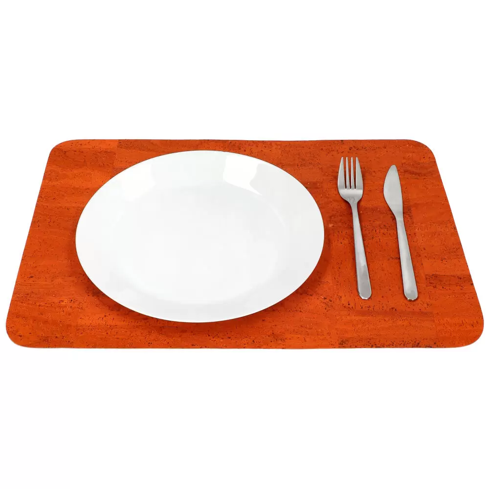 Base para pratos em cortiça MSPM21C - ORANGE - ModaServerPro
