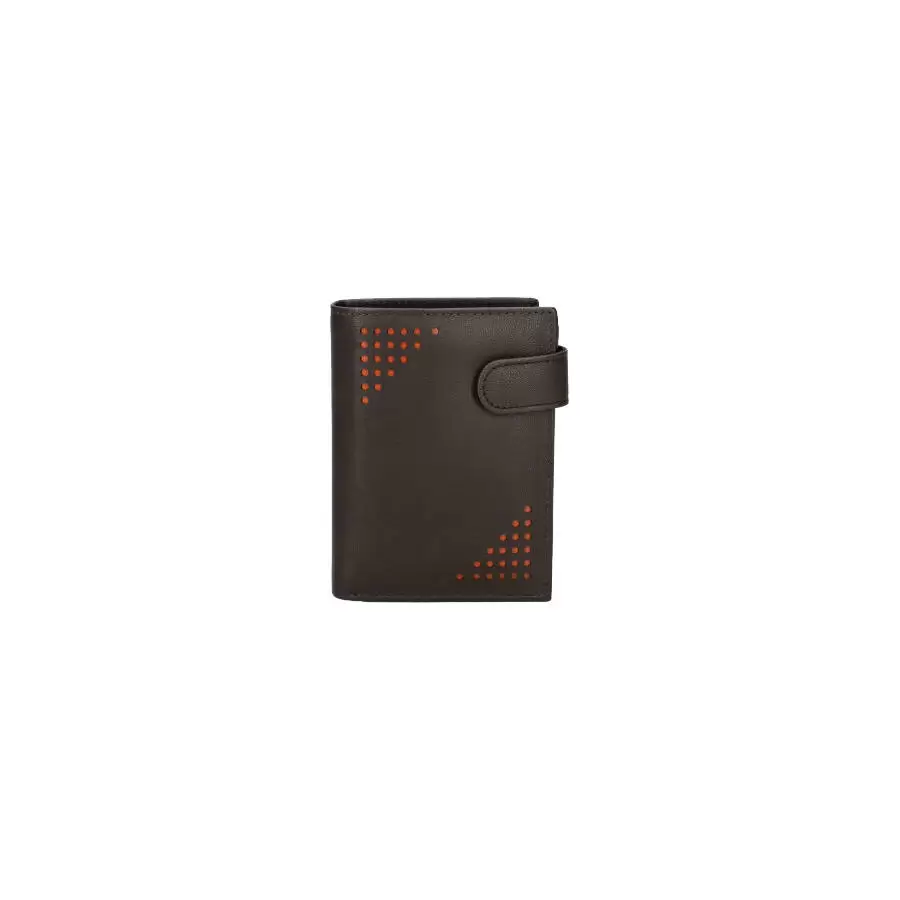 Leather wallet RFID men 378706 - ModaServerPro