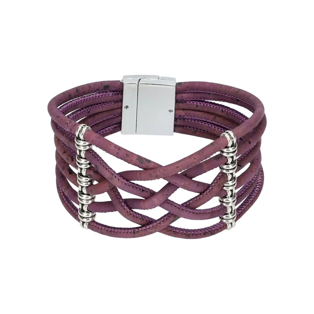 Bracelet en liège femme LB020 - Harmonie idees cadeaux