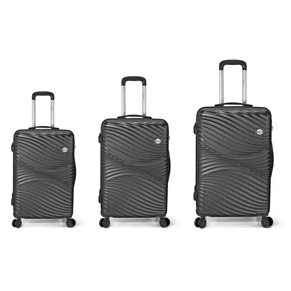 Pack 3 suitcase BZ5605 - GREY - ModaServerPro