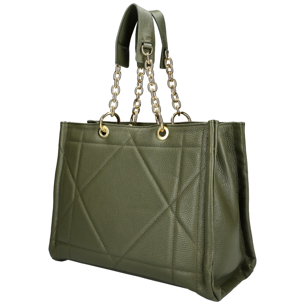 Leather handbag 7063