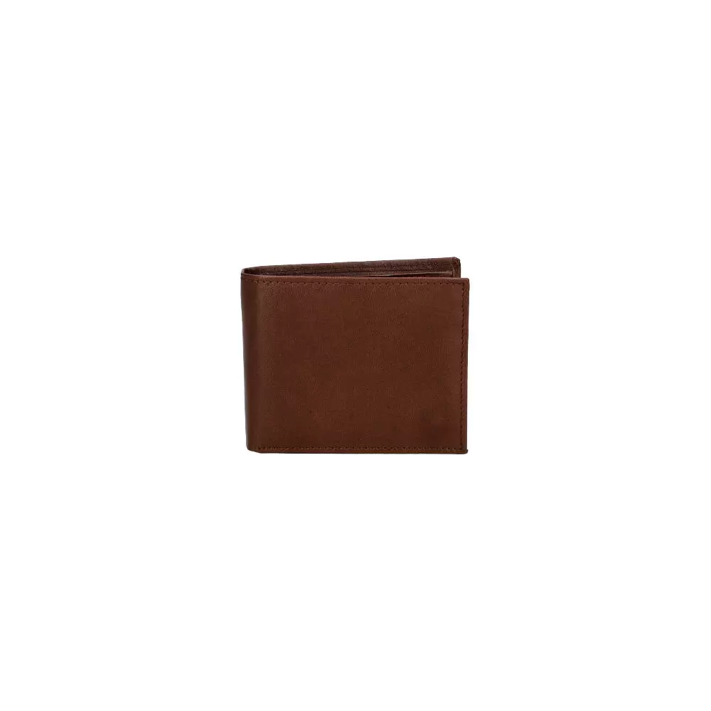 Leather wallet man 185040 - BROWN - ModaServerPro