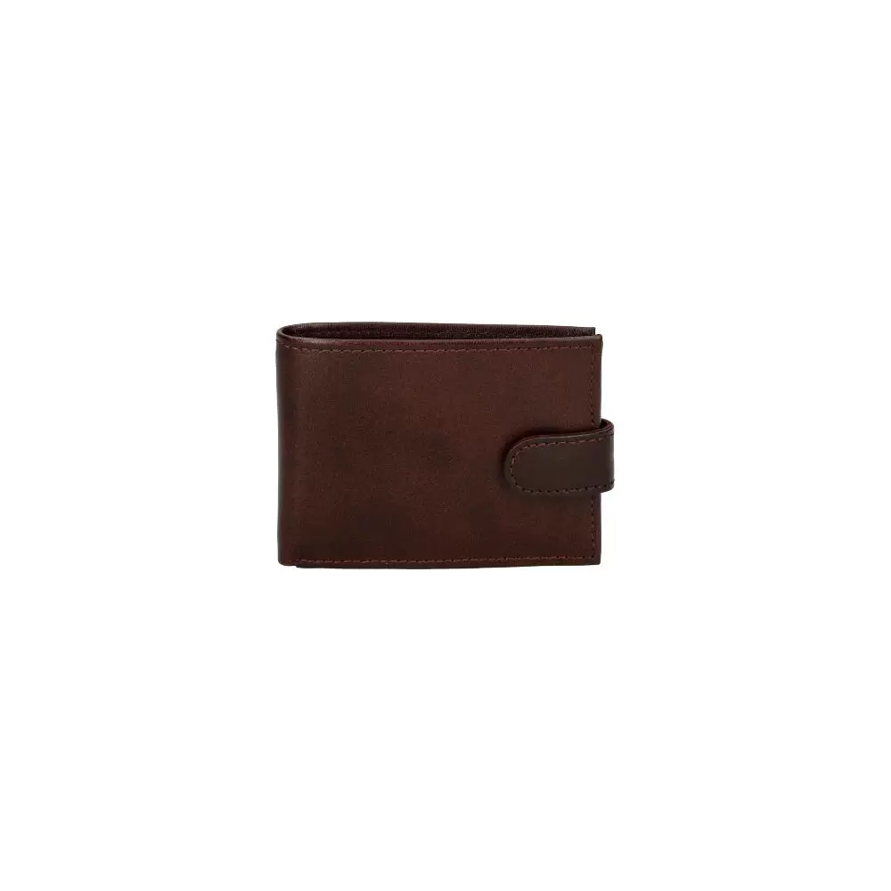 Leather wallet man 189188 - COFFEE - ModaServerPro