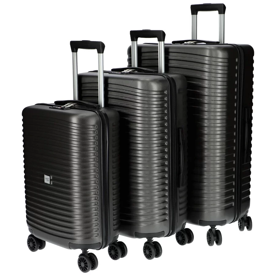 Pack 3 suitcase G738 - GREY - ModaServerPro