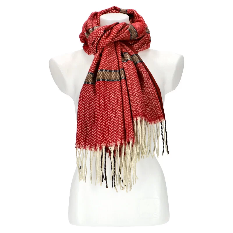 Woman winter scarf WD239 - RED - ModaServerPro