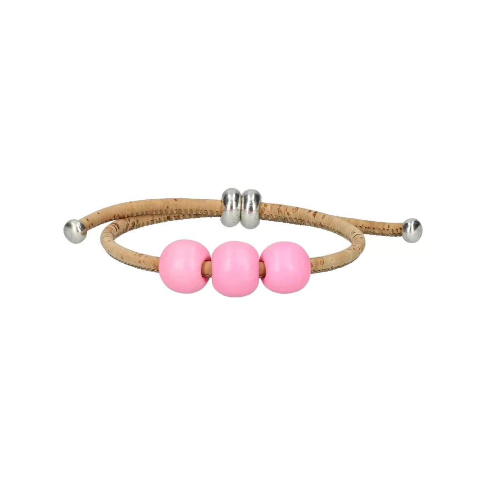 Cork bracelet OG21385 - PINK - ModaServerPro