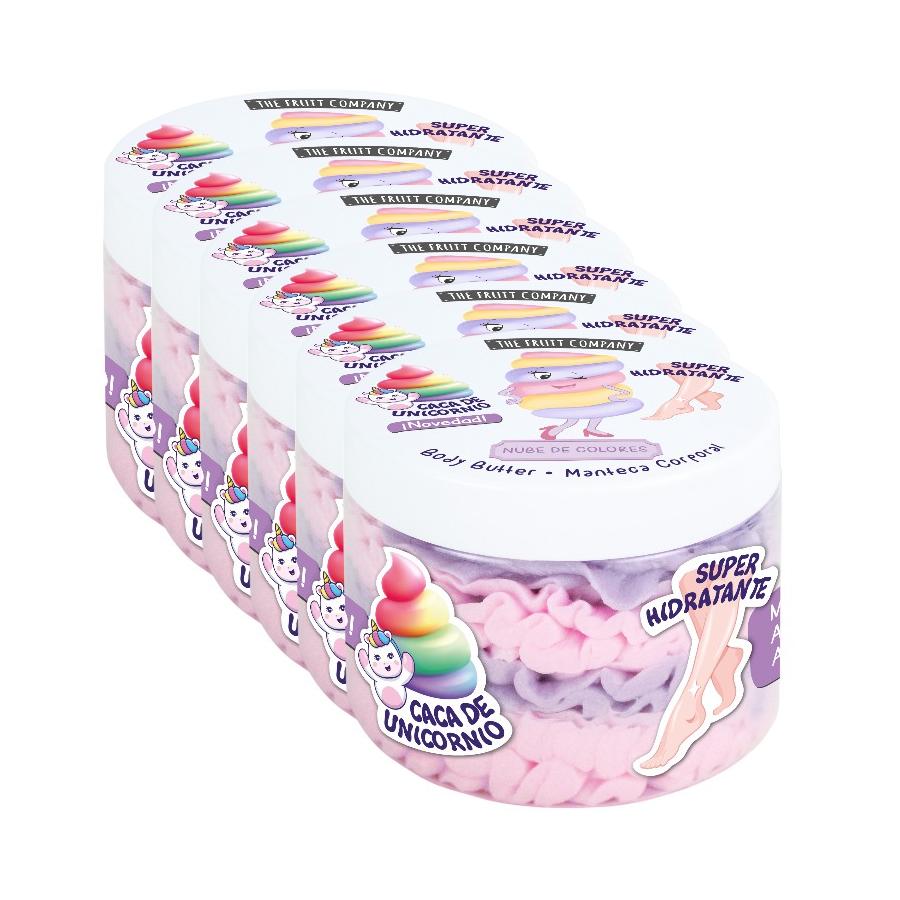 Pack 6 Pcs Body butter - Colored cloud - The Fruit Company - P718011 M1 ModaServerPro