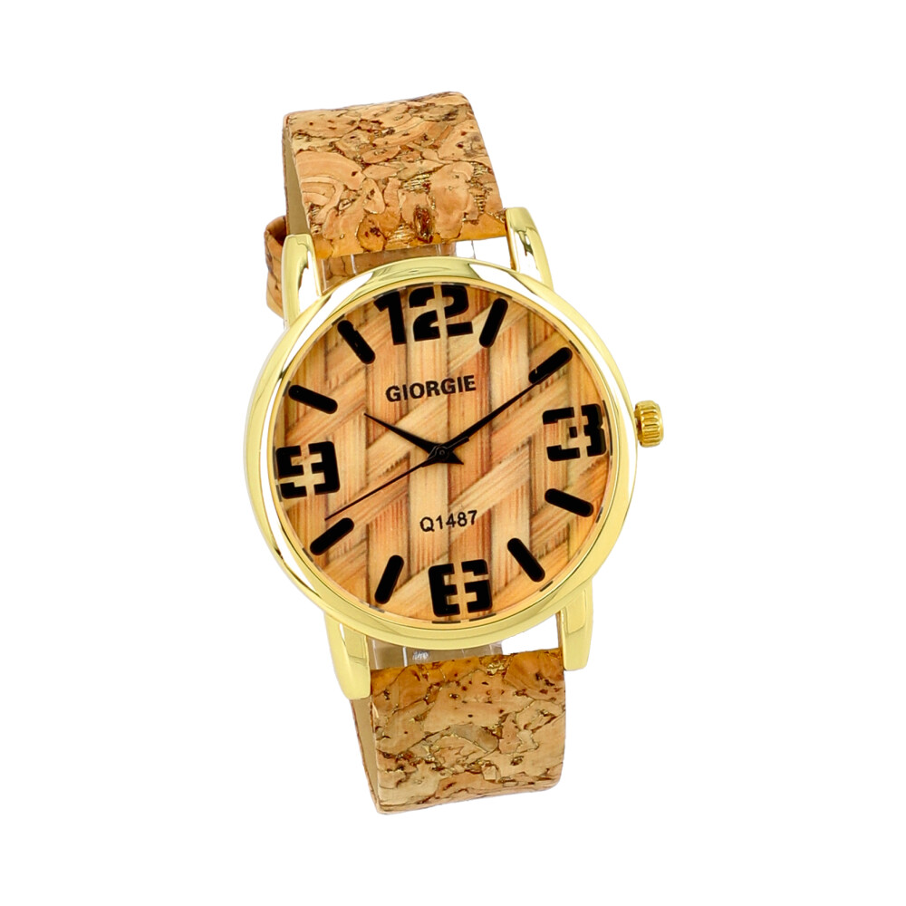 Cork watch MUL029 GOLD ModaServerPro