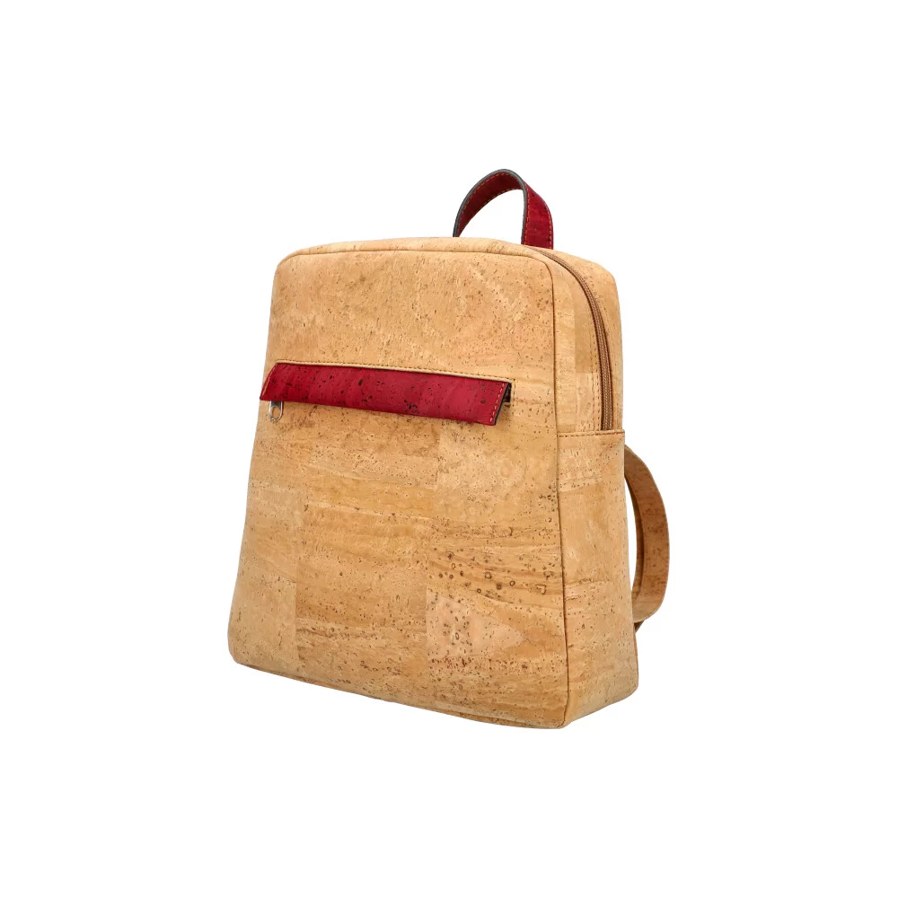 Cork backpack RM057 - BORDEAUX - ModaServerPro